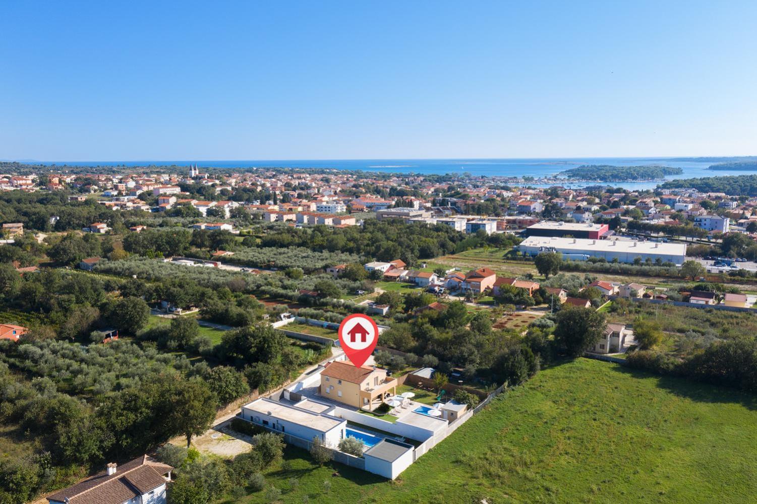 Villa Suhalj Медулин Екстериор снимка